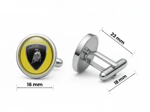 Lamborghini Branded Cufflinks Luxury High End Professional Tuning